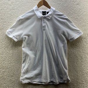 Hugo Boss White Short Sleeve Polo Shirt Men’s Size Small